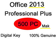 노트북 PC 마이크로소프트 오피스 2013 키 코드, 제품 열쇠 플러스 직업 500PC 사무실 2013
